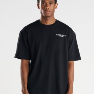 Heavyweight Cotton Oversized Tee "STK"